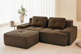 CORDELIA 82" Loveseat with 1 Ottoman