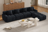 NEXO 135" 4-Seater Sofa with 2 Ottomans
