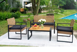 ARVEN Outdoor 4-Piece Patio Furniture Set