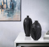 Haru Tall Vase in Black