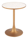Bite Bistro Table Beige & Gold
