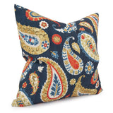 24 x 24 Pillow Boteh Indigo - Down Insert