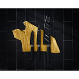 Titan 3-Piece Kitchen Knife Set - Black