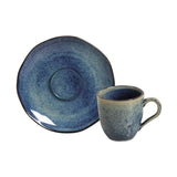 Porto Brasil Denim Espresso Cup & Saucer 4.1 oz