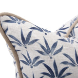 20 x 20 Pillow Hemp Indigo - Down Insert