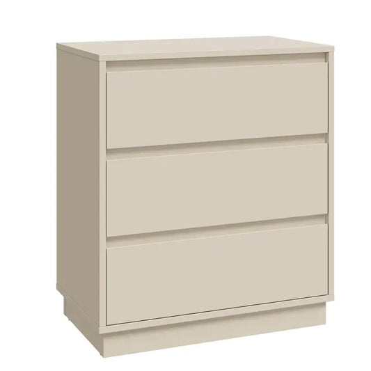 Wholesale Wide Nightstand with 3 Drawers, Modern Chest of Drawers