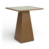 Atrium - Glass Top And Wood Base Dining Table