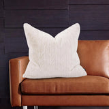 24 x 24 Angora Natural Pillow - Down Alternative Insert