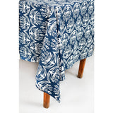 French Home Botanical 59" X 98" Tablecloth - Indigo