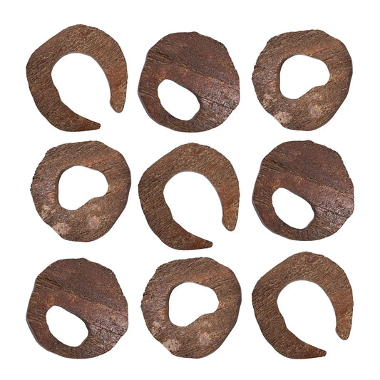 Abstract Wooden Trunk Art Set of 9