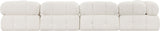 Ames - 5 Piece Fabric Modular Sectional