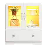 27'' Tall Display Cabinet with Acrylic Doors and Led Lights