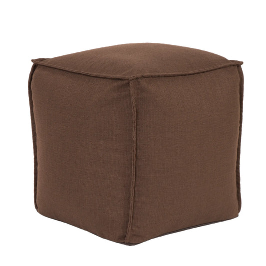 Square Pouf Sterling Chocolate
