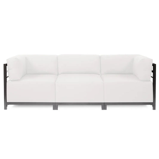 Axis 3pc Sectional Seascape Natural Titanium Frame
