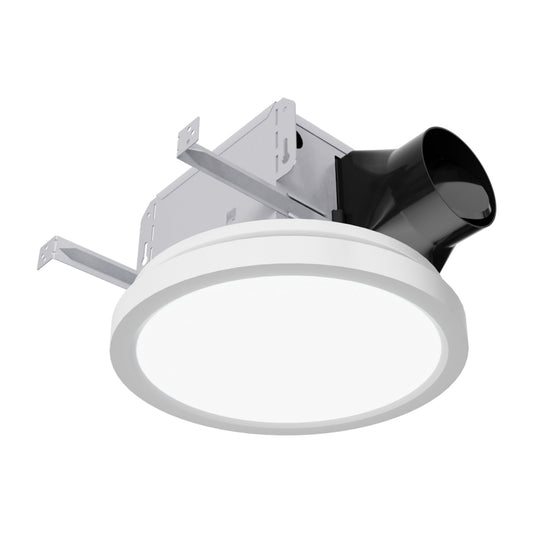 Twilight Series 100 CFM Ceiling Mount Bathroom Exhaust Fan with Brilliant LED Light, Humidity Sensor, Night Light
