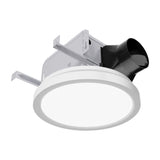 Twilight Series 100 CFM Ceiling Mount Bathroom Exhaust Fan with Brilliant LED Light, Humidity Sensor, Night Light