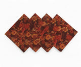 Floral block napkins
