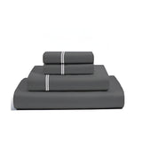 400TC Cotton Classic Luxurious Embroidery Sateen Solid Sheet Set