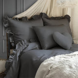 400TC Cotton Sateen Ruffle Sheet Set