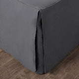 400TC Cotton Sateen Solid Tailored Quilted Bedspread Set