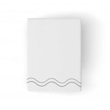 Double Wavy Embroidered Cotton Bath Towels (Set of 2)