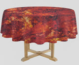 Round Block Print Tablecloths
