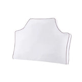 Cotton Cover Foam Headboard In Embroidery Border