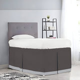 400TC Cotton Border Frame Tailored Dorm Bed Skirt