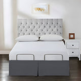400TC Cotton Sateen Detachable Wrap Around Tailored Bed Skirt