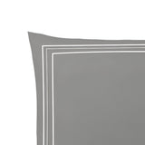 400TC Cotton Classic Luxurious Embroidery Sateen Solid Euro Sham