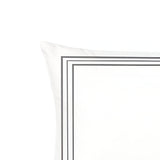 400TC Cotton Classic Embroidery Sateen Solid Pillow Sham