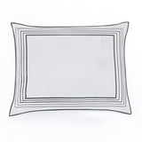 Smart Border 400TC Cotton Embroidery Sateen Solid Pillow Sham