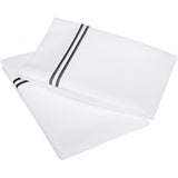 400TC Double Embroidery Cotton Sateen Pillowcases (Set Of 2)