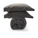400TC Cotton Sateen Solid Duvet Cover Set
