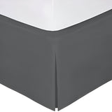 400TC Sateen Solid Cotton Wrap Around Tailored Bed Skirt