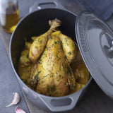 Chasseur French Enameled Cast Iron Oval Dutch Oven 4.2qt