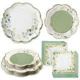 Kate Aspen Botanical Garden 62 Piece Party Tableware Set (16 Guests)