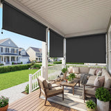 10' W X 8' H Outdoor Roller Shade with 95% Uv Protection