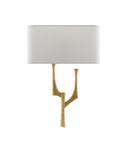 Bodnant Gold Wall Sconce, Left
