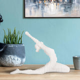 Yin Pigeon Yoga Pose in Polyresin