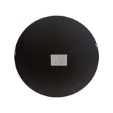 Burled Round Mirror