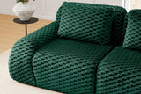 LAURENT 82" Loveseat with 1 Ottoman