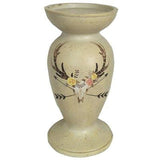 Desert Skull Floral Pedestal Candle Holder, 2 MOQ