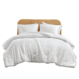 Bohemian Geometric Comforter Mini Set, White