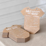 Kraft Onesie Baby Shower Prediction Cards Set of 50