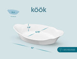 Kook Ceramic Au Gratin Baking Dish Set of 6