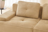 CORDELIA 153" 4-Seater Sofa with 1 Ottoman