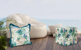 Indoor/Outdoor No Tip Block - Fern Indigo