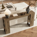 63'' Long Console Table, Farmhouse Entryway Table