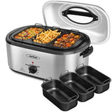 26QT/28QT Electric Roaster with Buffet Server